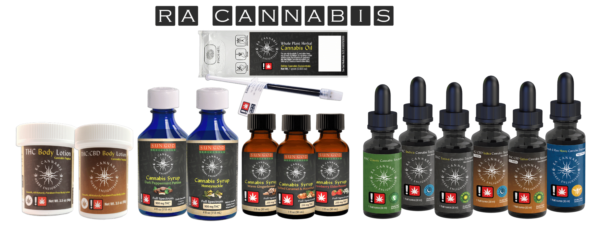 Ra Cannabis Products - by Sun God Medicinals