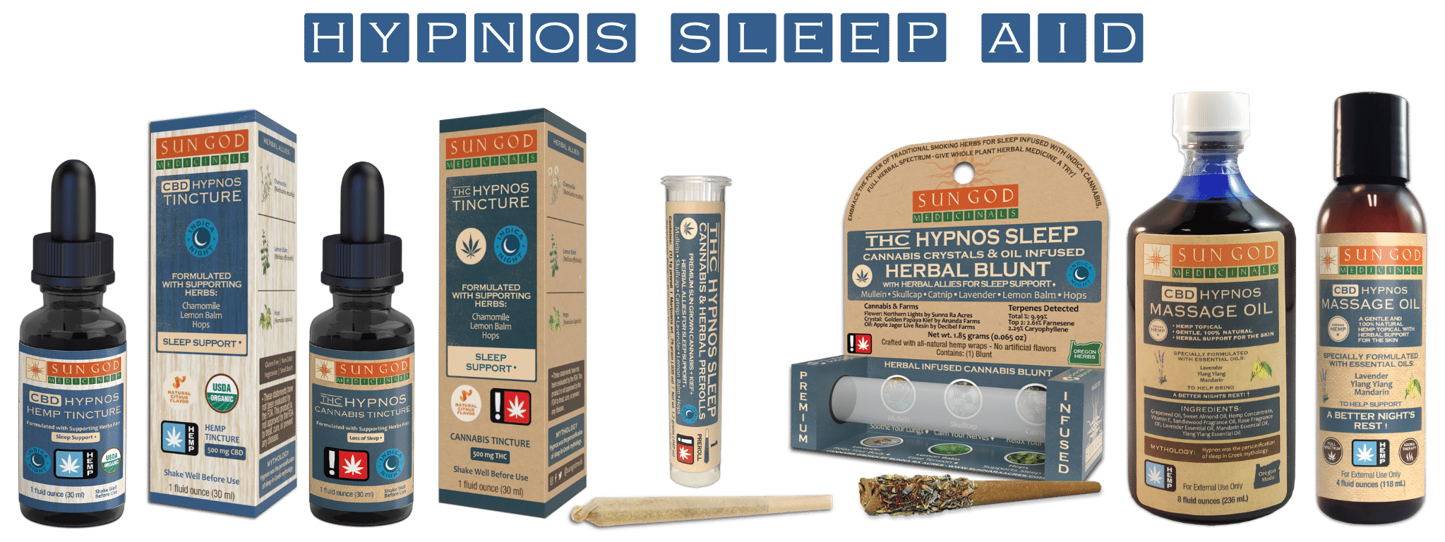 Herbal Products For Sleep Support - by Sun God Medicinals